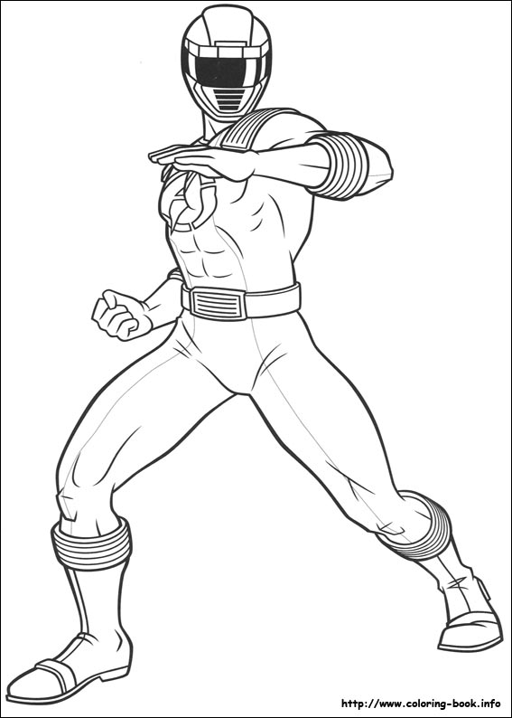 Power Rangers coloring picture